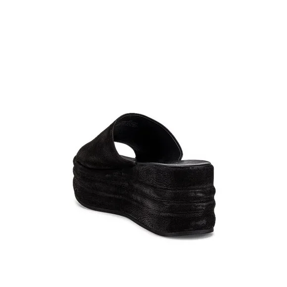 Free People Harbor Platform Sandal Color Black ReV - Picture 5 of 5